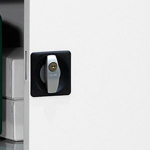 Produktbild für Werkzeugschrank Mauser MKST12/3/19, aus Metall, lichtgrau
