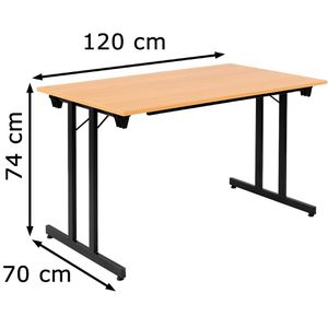 Produktbild für Klapptisch Sodematub TPMU127HN, aus Holz