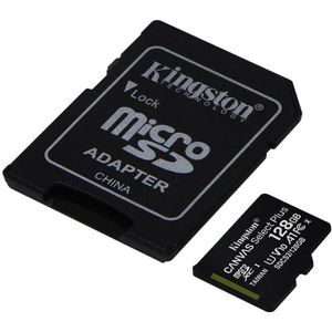 Карта памяти microsdxc uhs i u1 kingston canvas select plus 128 гб