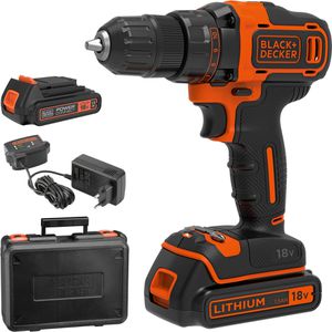 Produktbild für Akku-Bohrschrauber Black+Decker BDCDC18KB-QW