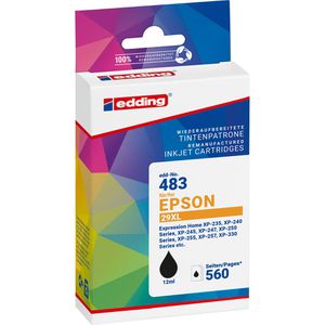 Produktbild für Tinte Edding EDD-483 für Epson 29XL T2991