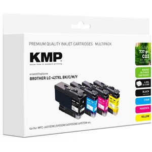 Produktbild für Tinte KMP für Brother LC-427XLVAL ValuePack