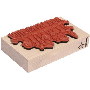 Produktbild für Motivstempel Rayher 29191000 Girlande, aus Holz