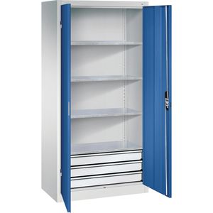 Werkzeugschrank CP-Möbel 8921-503, aus Metall, grau / blau