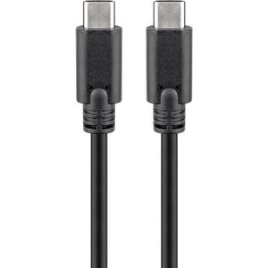 Produktbild für Ladekabel Goobay 67975, schwarz, 0,5m