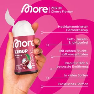 Produktbild für Sirup More Zerup Cherry, zuckerfrei