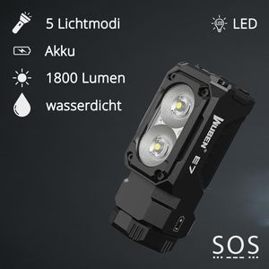 Produktbild für Taschenlampe Wuben E7 LED, aufladbar
