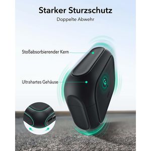 Produktbild für Ladecase-Hülle ESR Orbit Hybrid, mit MagSafe, schwarz