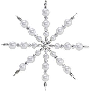 Produktbild für Bastelset Folia Perlensterne-Set, Blau / Silber