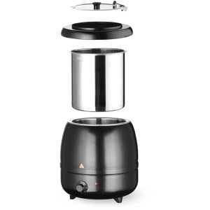 Produktbild für Suppenkessel Hendi KitchenLine, elektrisch, Metall &amp; Edelstahl