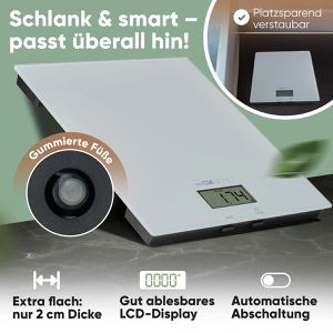 Produktbild für Küchenwaage Clatronic KW 3820, mit Tara-Funktion, Teilung 1 g