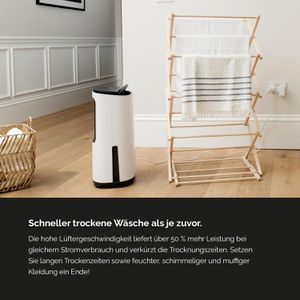 Produktbild für Luftentfeuchter Meaco Dry Arete Two, weiß / schwarz