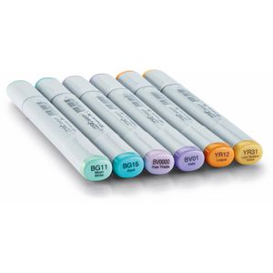 Produktbild für Layoutmarker COPIC Sketch Set Pale Pastels