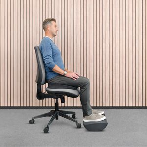 Produktbild für Keilkissen Fellowes Breyta, schwarz