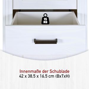 Produktbild für Küchenschrank Inter-Link Malumo Collection, weiß, 68 x 193 cm