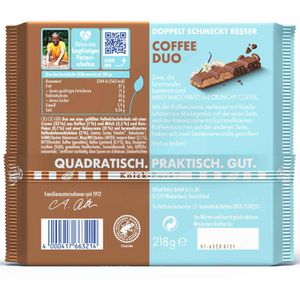 Produktbild für Tafelschokolade Ritter-Sport Coffee Duo