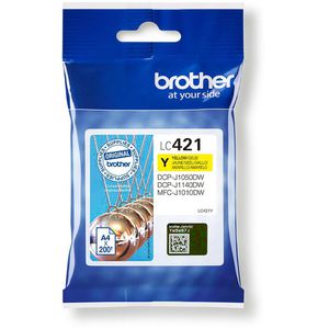 Produktbild für Tinte Brother LC-421Y gelb