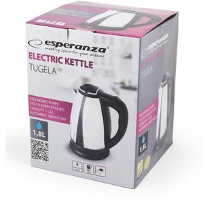Produktbild für Wasserkocher esperanza EKK104X, silber glänzend