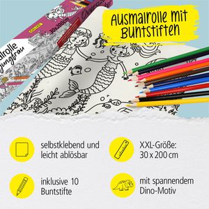 Produktbild für Malset Online 61045/6 Meerjungfrau