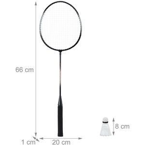 Produktbild für Badmintonschläger Relaxdays 10024103, Set