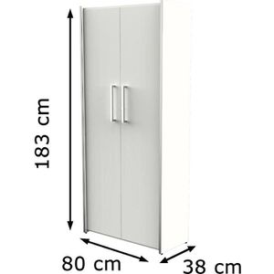 Produktbild für Aktenschrank Kerkmann start up, aus Holz