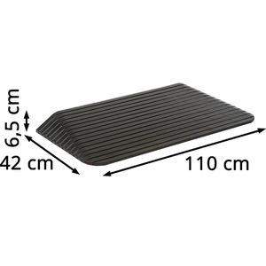 Produktbild für Bordsteinrampe bepco RB65246065, aus Gummi