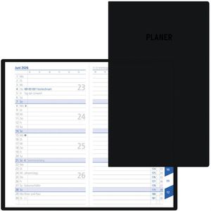 Produktbild für Taschenkalender Zettler 530, schwarz, Jahr 2026