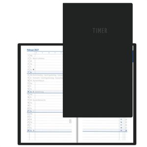 Produktbild für Taschenkalender Zettler 530, schwarz, Jahr 2027