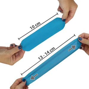 Produktbild für Kinesio-Tape Alpidex BB-Sport Set, hellblau