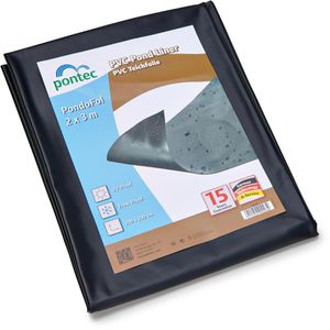 Teichfolie Pontec 90003, schwarz, UV-beständig, 0,5 mm PVC