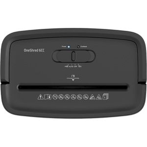 Produktbild für Aktenvernichter HP 2800 OneShred 6CC, schwarz