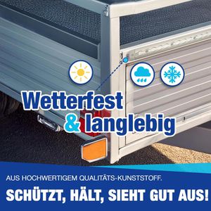 Produktbild für Endkappe NTG grau, 4 Stück