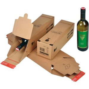 Produktbild für Flaschenkarton ColomPac Weinkarton, 10 Stück