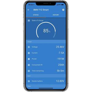 Produktbild für Batteriewächter Victron BMV-712 Smart, für Ringkabelschuhe