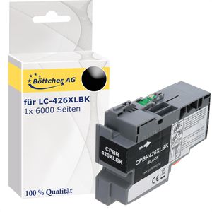 Tinte Böttcher-AG für Brother LC-426XLBK