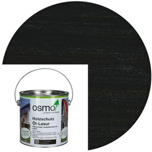 Osmo Holzlasur Holzschutz Öl-Lasur, 2,5l, außen, 712 ebenholz