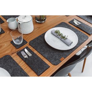 Produktbild für Bestecktaschen Miqio dunkelgrau-anthrazit