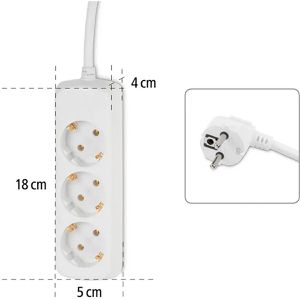 Produktbild für Steckdosenleiste Hama 00030528, mit 1,4m Kabel