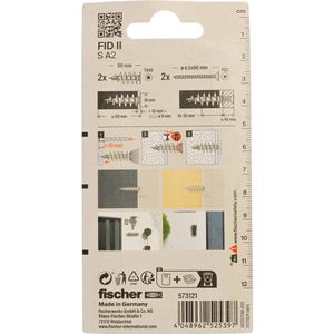 Produktbild für Schrauben-Dübel-Set Fischer 573121, Ready2Fix Gedämmte Fassade
