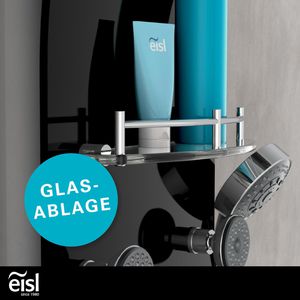 Produktbild für Duschsystem EISL KARIBIK Duschpaneel, schwarz