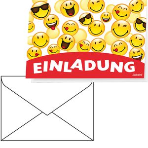 Produktbild für Einladungskarten Perleberg 7440022-2, Smiley World