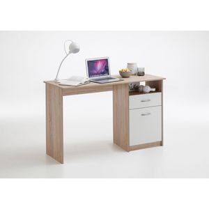 Produktbild für Schreibtisch FMD-Möbel Jackson, 3004-001E, eiche / weiß