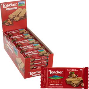 Waffeln Loacker Classic Napolitaner, Waffelschnitte