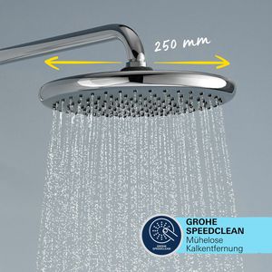Produktbild für Duschsystem GROHE Vitalio Start System 250, verchromt