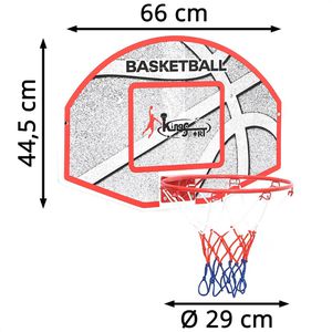 Produktbild für Basketballkorb vidaXL 80352, Set für Kinder, indoor &amp; outdoor