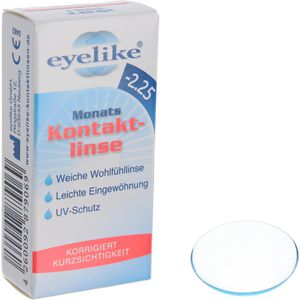 Produktbild für Kontaktlinsen Eyelike Dioptrien -2,25
