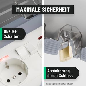Produktbild für Steckdose Greate Garten, IP66, Aufputz