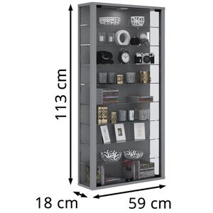 Produktbild für Glasvitrine VCM Vitrosa Maxi, hängend