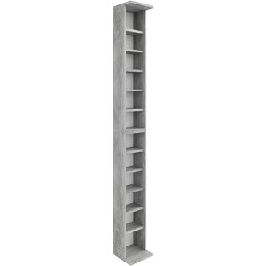 CD-Regal Vicco Jukebox, beton grau