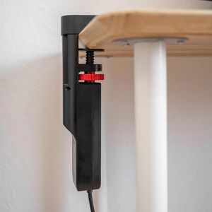 Produktbild für Tischsteckdose FeinTech MD833, mit 3 m Schuko Kabel